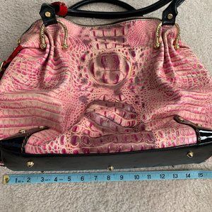 Spectacular Pink Animal Skin Mariano Orlandi Leather Purse